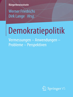 cover image of Demokratiepolitik